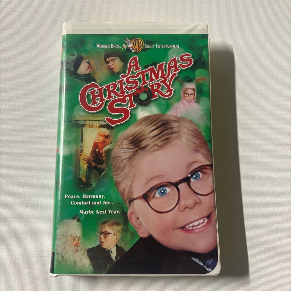 Vintage Warner Bros 'A Christmas Story' VHS Tape 1983